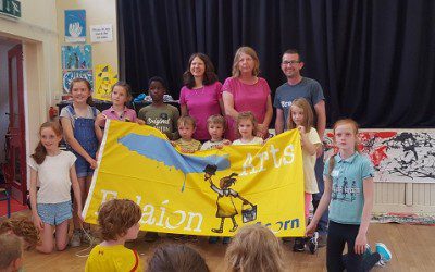 Branar Arts Flag Presentation
