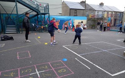 Galway Captain coaching in our school!