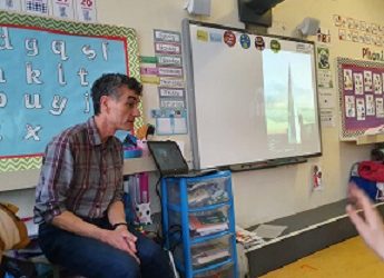 Dr. Nathan Quinlan visits our School