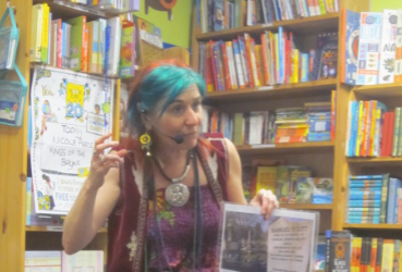 Author Nicola Pierce in Charlie Byrne’s