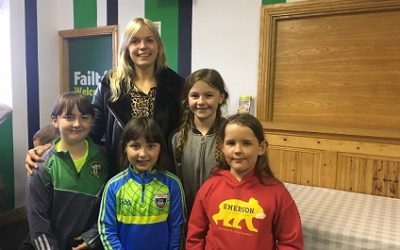 Camogie players meet All-Ireland Captain