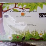 The SINC certificate of completion.