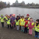 The Infants visited the ducks!