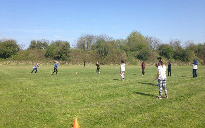 PE in the sun!